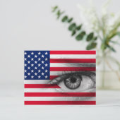 Auge der USA Postkarte (Stehend Vorderseite)