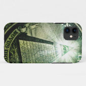 "Auge der Vorsehung" Geld Pyramide Case-Mate iPhone Hülle (Rückseite (Horizontal))