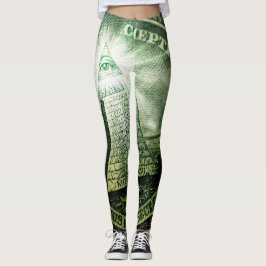 "Auge der Vorsehung" Geld Pyramide Leggings