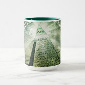 "Auge der Vorsehung" Geld Pyramide Tasse (Zentrum)