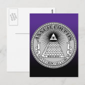Auge der Vorsehung Postkarte (Vorne/Hinten)