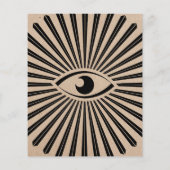 Auge der Vorsehung, psychische Lesekarte Flyer (Hinten)