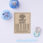 Auge der Vorsehung, psychische Lesekarte Flyer (Einzeln)