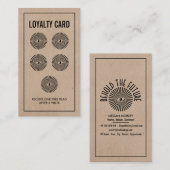 Auge der Vorsehung, psychische Leseloyalität Visitenkarte (Vorne/Hinten)