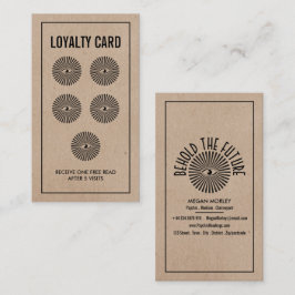 Auge der Vorsehung, psychische Leseloyalität Visitenkarte