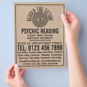 Auge der Vorsehung, psychische Leserwerbung Flyer (Hand)