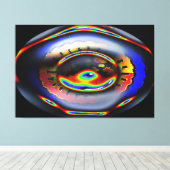 AUGE DER WELT LEINWANDDRUCK (Insitu (Holzboden))