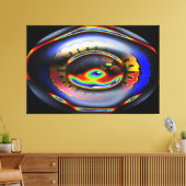 AUGE DER WELT LEINWANDDRUCK (Insitu (Wohnzimmer))