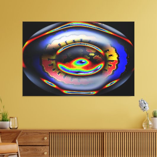 AUGE DER WELT LEINWANDDRUCK (Insitu (Wohnzimmer))