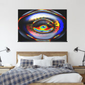AUGE DER WELT LEINWANDDRUCK (Insitu (Schlafzimmer))