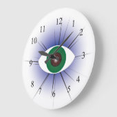 Auge der Zeit Große Wanduhr (Winkel)