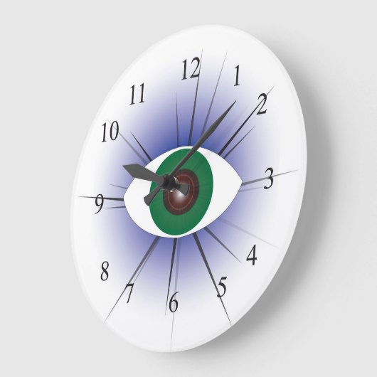 Auge der Zeit Große Wanduhr (Winkel)