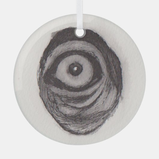 Auge des Affen – Gaze Collection Ornament Aus Glas (Vorderseite)