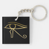 Auge des ägyptischen Horus Schlüsselanhänger (Rückseite)