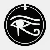 Auge des ägyptischen Symbol des Horus Ornament Aus Metall (Rückseite)