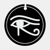 Auge des ägyptischen Symbol des Horus Ornament Aus Metall (Vorderseite)