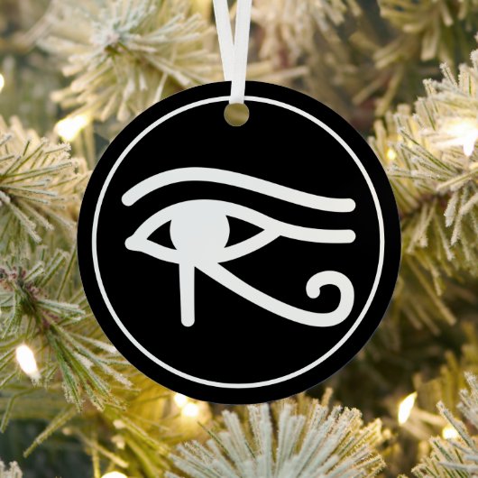 Auge des ägyptischen Symbol des Horus Ornament Aus Metall (InSitu)