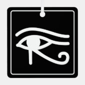 Auge des ägyptischen Symbol des Horus Ornament Aus Metall (Vorderseite)