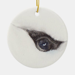 Auge des Albatros – Gaze-Kollektion Keramik Ornament