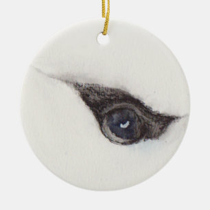 Auge des Albatros – Gaze-Kollektion Keramik Ornament