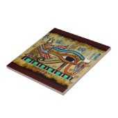 Auge des alten ägyptischen Wadjet-Symbols Fliese (Seite)