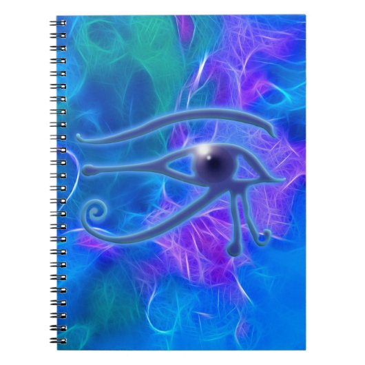 Auge des alten ägyptischen Wadjet-Symbols Notizblock (Vorderseite)