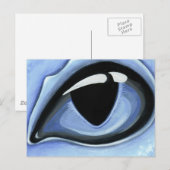 Auge des Baby Blue Postkarte (Vorne/Hinten)