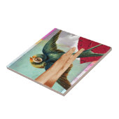 Auge des Betrachters, Abstraktes digitales Collage Fliese (Seite)