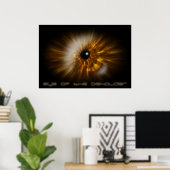Auge des Betrachters Poster (Heimbüro)