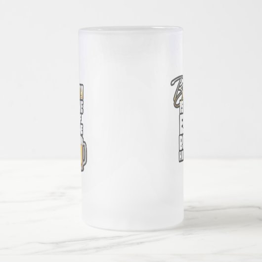 Auge des Bierhalters - Funny Beer Drinker Mattglas Bierglas (Mittel)