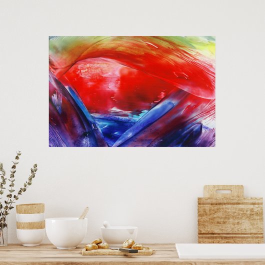 Auge des Drachen Poster (Küche)