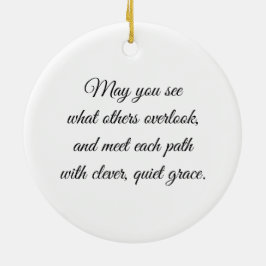 Auge des Fuchses – Blick-Kollektion Keramik Ornament