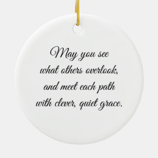 Auge des Fuchses – Blick-Kollektion Keramik Ornament