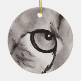 Auge des Geparden – Gaze Collection Keramik Ornament