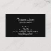 "Auge des Gottes" Schneckennebelfleck Visitenkarte (Rückseite)