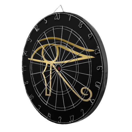 Auge des Horus Ägyptersymbols Dartscheibe (Vorderseite rechts)