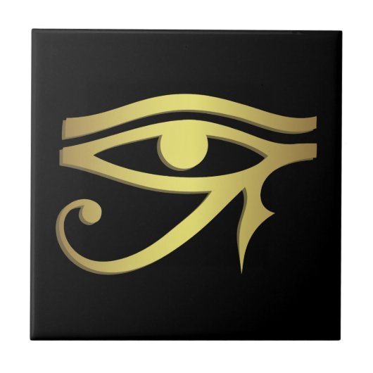 Auge des horus Ägyptersymbols Fliese (Vorderseite)