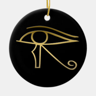 Auge des Horus Ägyptersymbols Keramikornament