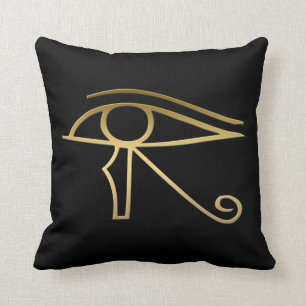 Auge des Horus Ägyptersymbols Kissen