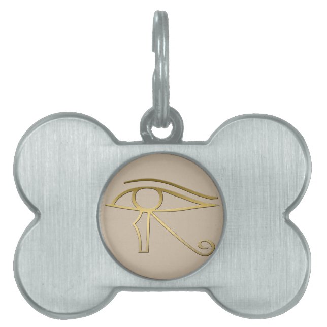 Auge des Horus Ägyptersymbols Tiermarke (Vorderseite)