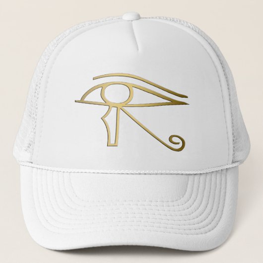 Auge des Horus Ägyptersymbols Truckerkappe (Vorderseite)