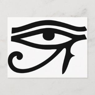 Auge des Horus ägyptischer Gott Geschenkidee Postkarte
