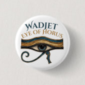 Auge des Horus Button (Vorderseite)