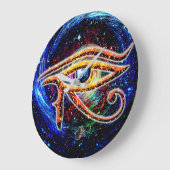 Auge des Horus Große Wanduhr (Winkel)