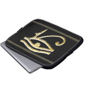 Auge des Horus Laptopschutzhülle (Vorne Knopf)