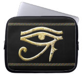 Auge des Horus Laptopschutzhülle (Vorderseite)
