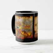 Auge des Horus Sacred Egyptian Art Tasse (Vorderseite Links)
