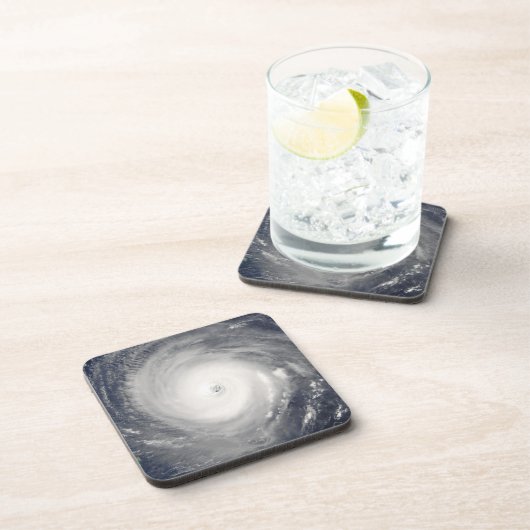 Auge des Hurrikans Getränkeuntersetzer (Rechte Seite)