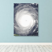 Auge des Hurrikans Leinwanddruck (Insitu (Holzboden))