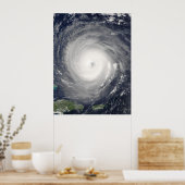 Auge des Hurrikans Poster (Küche)